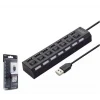 Hadron Hdx7001 Usb Hub 7-Usb Siyah Anahtarlı