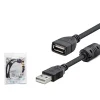HADRON HDX7533 USB Uzatma Kablosu 1.5mt - Siyah