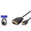 HADRON HDX7795 HDMI TO VGA KABLO PVC 120HZ 1080P 1.8mt SİYAH