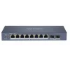 Hikvision DS-3E1510P-SI 8 Port 10-100-1000 Mbps Gigabit Akıllı Yönetilebilir PoE Switch