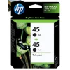 HP 45 Black Siyah 42ML 51645AA 2Lİ Paket Kartuş CC625A