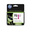 HP 712 Magenta Kırmızı 29ML 3Lü Paket Plotter Kartuşu 3ED78A