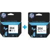 HP N9K05AE + N9K06AE 304  Siyah + Renkli Kartuş Seti