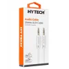 Hytech HY-X70 1m Beyaz 3.5mm Stereo Ses Kablosu