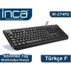 Inca IK-274FU f-usb Multimedya Black Laser Prınt Klavye
