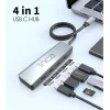 Inca ITPT-4TX 4 Port Type-C 3.1 Veri ile3.1 10 Gbps Type-C Çoklayıcı Kablo uzunluğu 15cm