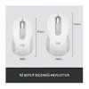 Logitech 910-006238 M650 L Signature Kablosuz Beyaz El Tam Boyutlu Mouse