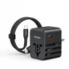 MCDODO CP-3260 25W Evrensel Seyahat Adaptör Type-C To Type-C kablo dahili