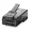 NODAR ND2402 CAT6 EZ RJ45 Konnektör 100 Adet Plastik Kutu - Siyah