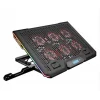 Rampage Blizzard R7 RGB Işıklı 6 Fanlı LCD Ekranlı 2 Usb Soketli 13-15.6 Notebook Soğutucu Stand