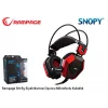 Rampage SN-R5 X-CORE Siyah-kırmızı Oyuncu Mikrofonlu Kulaklık Usb