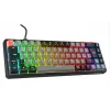 Rampage YORU MINI Gri-Siyah Type-C Bağlantılı OUTEMU Red Swich Q Mekanik Gaming Oyuncu Klavye RGB