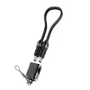 S-link Armor CC-020 60W 20 cm Type-C to Type-C Örgülü Metal Başlıklı Siyah Şarj Kablosu