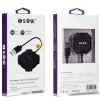 S-link Swapp SW-U212 Siyah Usb 2.0 4 Port Hub Kablolu Çevirici Adaptör