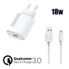 SWORD 18W Hızlı Şarj ve Data Kablosu, QC3.0 Adaptör, Micro USB, Güvenli&Dayanıklı,Yüksek Hızlı Şarj