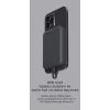 SWORD Magsafe Powerbank 10.000mAh 20W Hızlı Şarj Standlı ve Taşınabilir iPhone ve Android Uyumlu Siyah SW-MGSF10