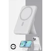 SWORD Magsafe Powerbank 7000mAh 20W Hızlı Şarj Standlı ve Taşınabilir iPhone ve Android Uyumlu Beyaz SW-MGSF7