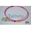 TELDATA TLD-SCLCOM41 SC-UPC-LC-UPC MM DX OM4 1 METRE FIBER OPTIK PATCHCORD