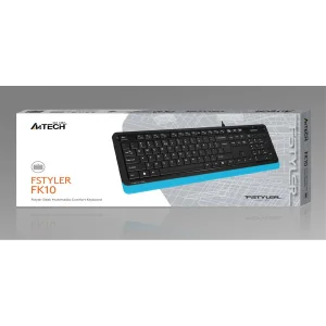A4 Tech Fk10 Q Usb Fsytyler Mavi Tr Fn-Multimedya Klavye