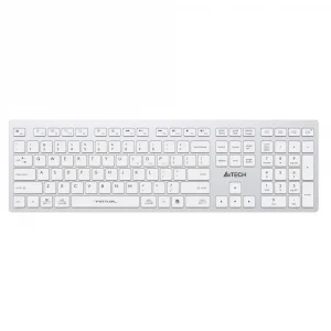 A4 Tech Fstyler FBX50C Beyaz Bluetooth+2.4G Nano Fn Şarjlı Multimedya Klavye
