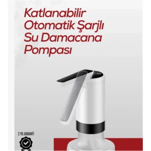 Apache K3 Şarjlı Su Pompası (Usb Şarj Grişi-Şarj Lambası-Paslanmaz Çelik)