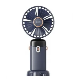 Asonic AFN28 Lacivert 500mAh 3 Kademe Dijital Göstergeli Katlanabilir Mini USB Fan