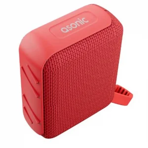 Asonic AS-03 Kırmızı USB-TF-TWS-Bluetooth Destekli 5W 1200mAh Type-C Speaker