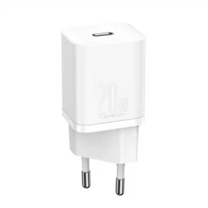 Baseus CCSUP-B02 Super Si QC Beyaz CCSUP-B02 20W Type-C Şarj Cihazı