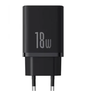 Baseus P10111405117-Z1  Cube Fast QC 3.0 18W USB-A Hızlı Şarj Aleti Cluster Black