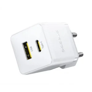 Baseus Palm Hızlı Şarj Aleti C+U 30W EU Beyaz (P1011160A213-00)