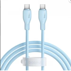 Baseus Pudding USB-A Light 2.4A Kablo 1.2m Mavi (P10355700311-00)