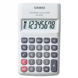 Casio HL-815L-WE 8 Hane Beyaz Hesap Makinesi