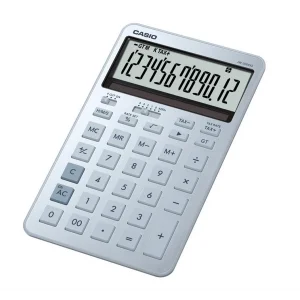 Casio JW-200DQ-BU12 Hane Buz Mavisi Masa Üstü Hesap Makinesi