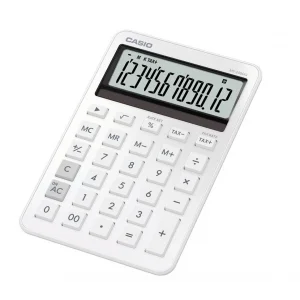 Casio MS-200DQ-WE 12 Hane Beyaz Üstü Hesap Makinesi