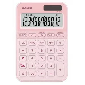 Casio MS-20YC-LP 12 Hane Açık Pembe Masa Üstü Hesap Makinesi