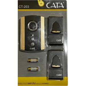 Cata Ct-102 Kablosuz Kapı Zili (Karışık Renk)