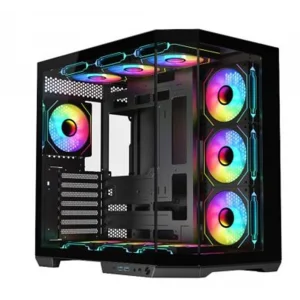 Dark GUARDIAN PRO 4x12cm ARGB Led Fanlı USB3.0 Tempered Glass ATX Panoramik Akvaryum Oyuncu Kasası