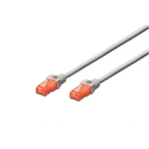 Digitus DK-1617-010 U-UTP CAT6 1 metre AWG 26-7 Cu LSZH Gri Renk Patch Kablo