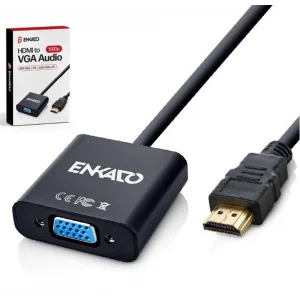 ENKADO EKD-HV10 HDMI TO 1080P VGA + AUDİO ADAPTER
