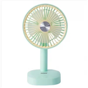 Everest EFN-510 Yeşil- Sarı 1200mAh 5 İnç 3 Hız Kademeli Dönebilen Masaüstü Usb Fan