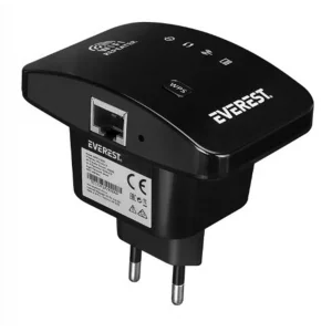 Everest EWR-N300 2.4GHz 300Mbps 1xWAN-LAN Dahili Antenli Repeater+AP Kablosuz Menzil Genişletici