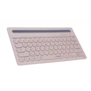 Everest KB-BT84 Pembe-Gri Bluetooth Ultra İnce+Şarjlı Q Mac-Win-Android-Ios Uyumlu Kablosuz klavye