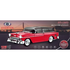 EVERTON RT-1950 Kırmızı Bluetooth Fm-Usb-Tf-Aux Şarjlı Nostaljik Radyo
