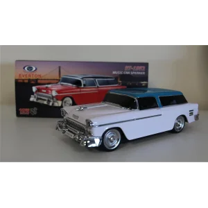 EVERTON RT-1952 Beyaz Arabalı  Bluetooth Fm-Usb-Tf-Aux Şarjlı Nostaljik Radyo