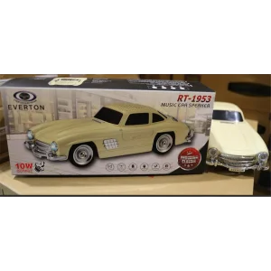 EVERTON RT-1953 Bej Arabalı  Bluetooth Fm-Usb-Tf-Aux Şarjlı Nostaljik Radyo