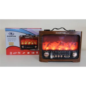 Everton Rt-733 Bluetooth Fm-Usb-Tf-Aux  Şarjlı Nostaljik Radyo