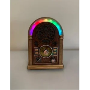 Everton RT-752 Şarjlı, Led Işıklı  Nostaljik Radyo( Bluetooth-USB-SD-FM)