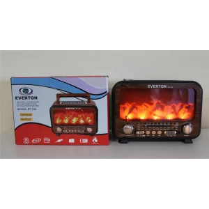 Everton Rt-754  Bluetooth Fm-Usb-Tf-Aux  Şarjlı Nostaljik Radyo