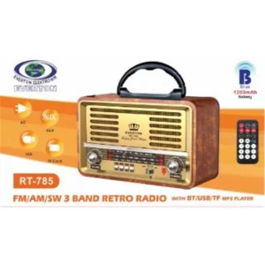Everton RT-785 Bluetooth Usb-Micro Sd Nostaljik Radyo
