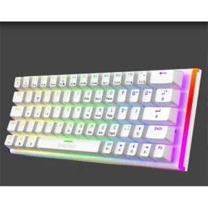 Gameagle GE2026 Caladrıa RGB Kablolu TR Layout Mekanik Beyaz Oyuncu Klavyesi